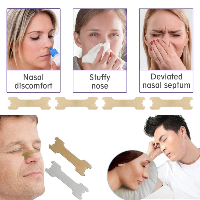 10/50/100Pcs Breath Nasal Strips Right Way Stop Snoring anti Snore Nose Strip Easier Better Breathing Good Sleeping Patches