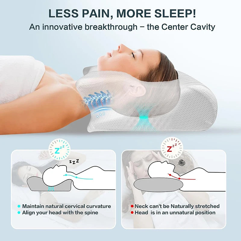Nidra Embrace™ Ergonomic Cervical Pillow