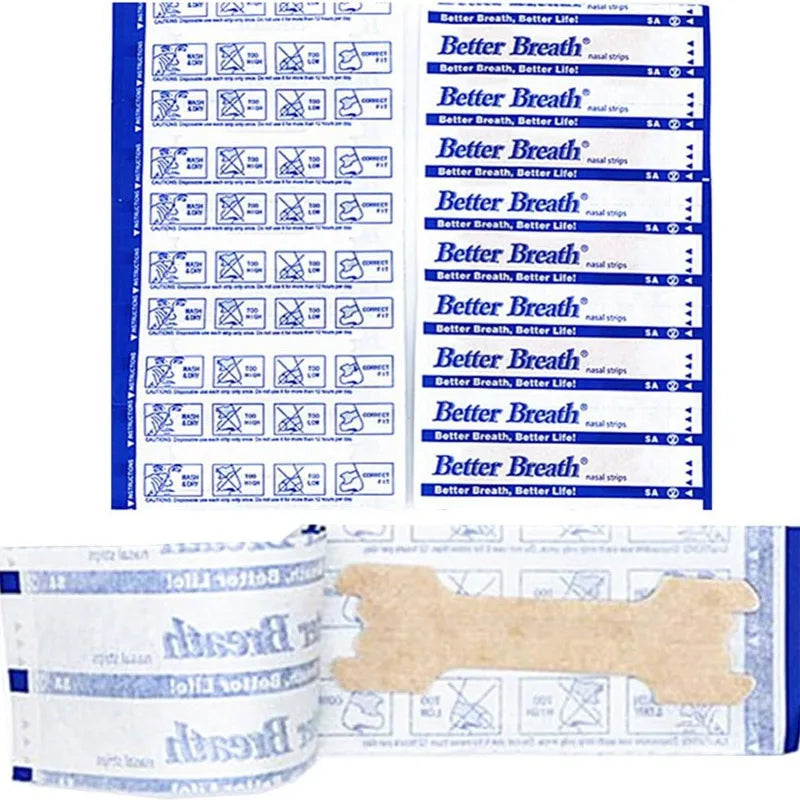 10/50/100Pcs Breath Nasal Strips Right Way Stop Snoring anti Snore Nose Strip Easier Better Breathing Good Sleeping Patches