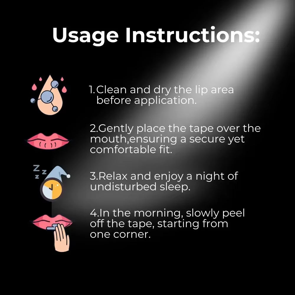 Nidra Serenity Strips™ Gentle Mouth Tape