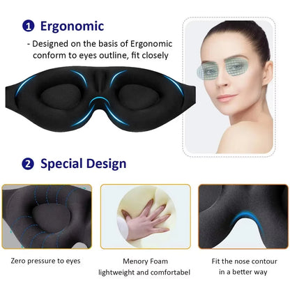 Nidra Eye Oasis™ 3D Sleep Mask