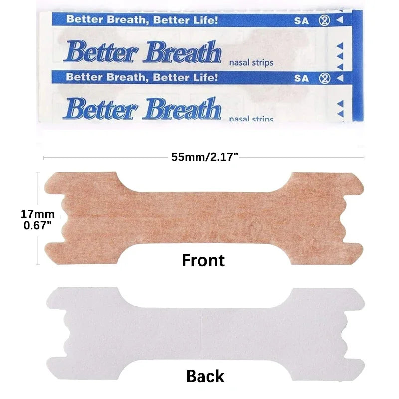 10/50/100Pcs Breath Nasal Strips Right Way Stop Snoring anti Snore Nose Strip Easier Better Breathing Good Sleeping Patches
