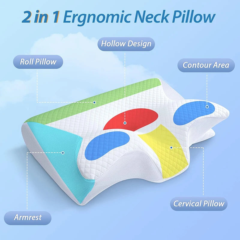 Nidra Embrace™ Ergonomic Cervical Pillow