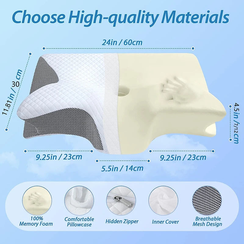 Nidra Embrace™ Ergonomic Cervical Pillow